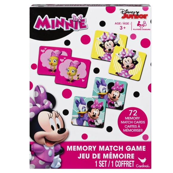 NIB Minnie Memory Match Game 72 Memory Match Cards! - Picture 1 of 4